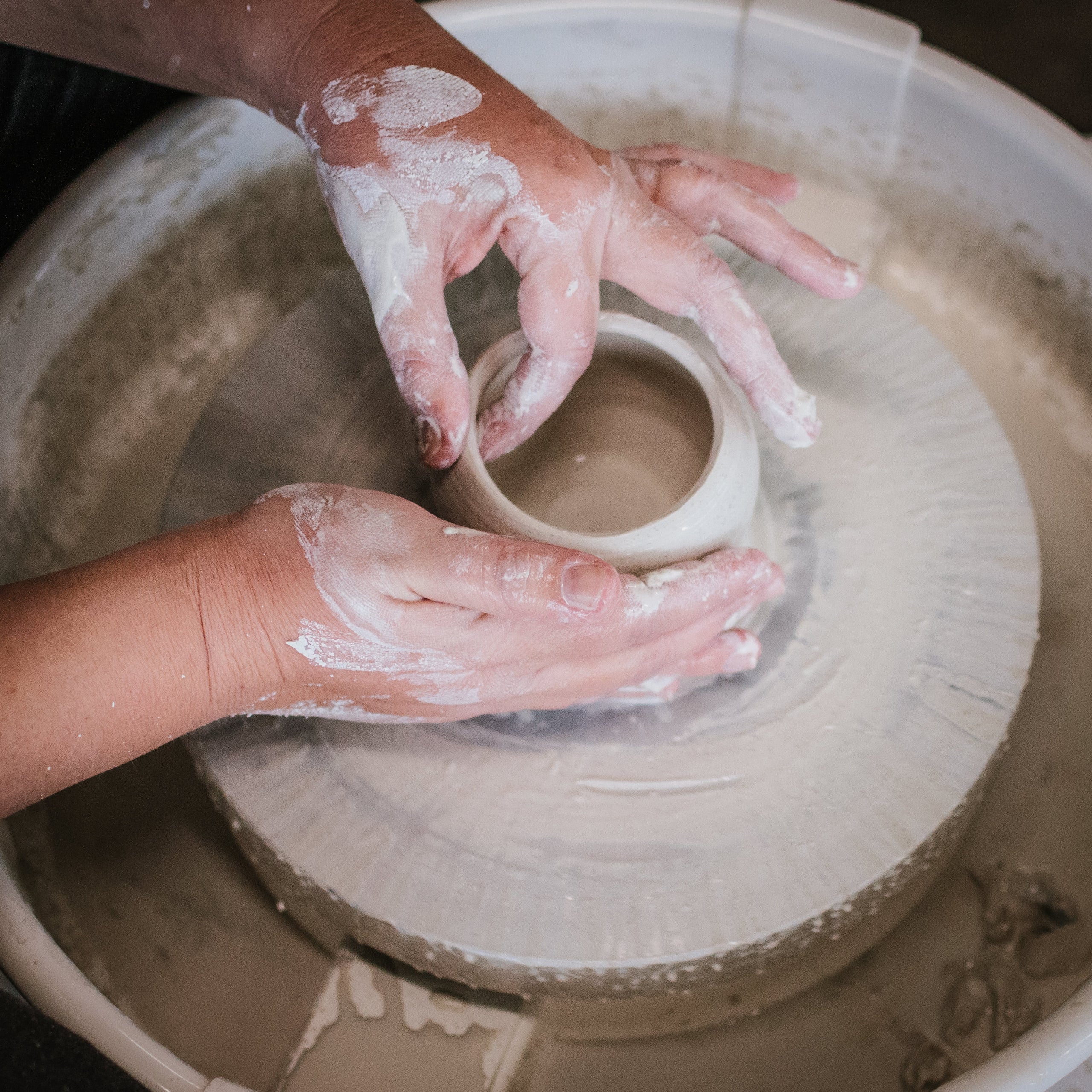 Wheel throwing lessons Hunter Valley Ceramics Studio